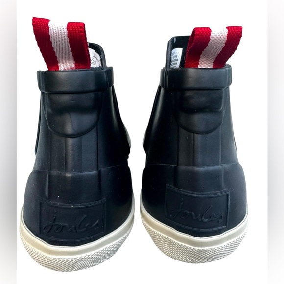 Joules Rainwell Low Wellington rain boots, US Size 10, slip on booties, black - Picture 5 of 11